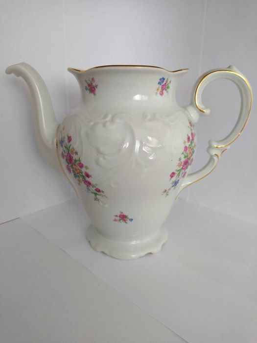 Dzbanek imbryk Wawel kwiaty rokoko