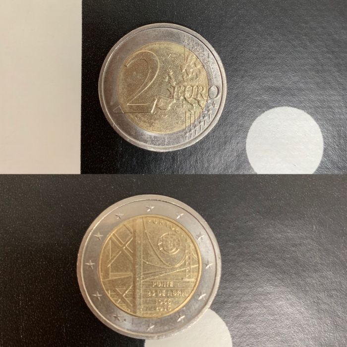 Moedas de 2€ e notas (ler anuncio)