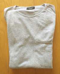 T-shirt Zara cinza claro, original, nova