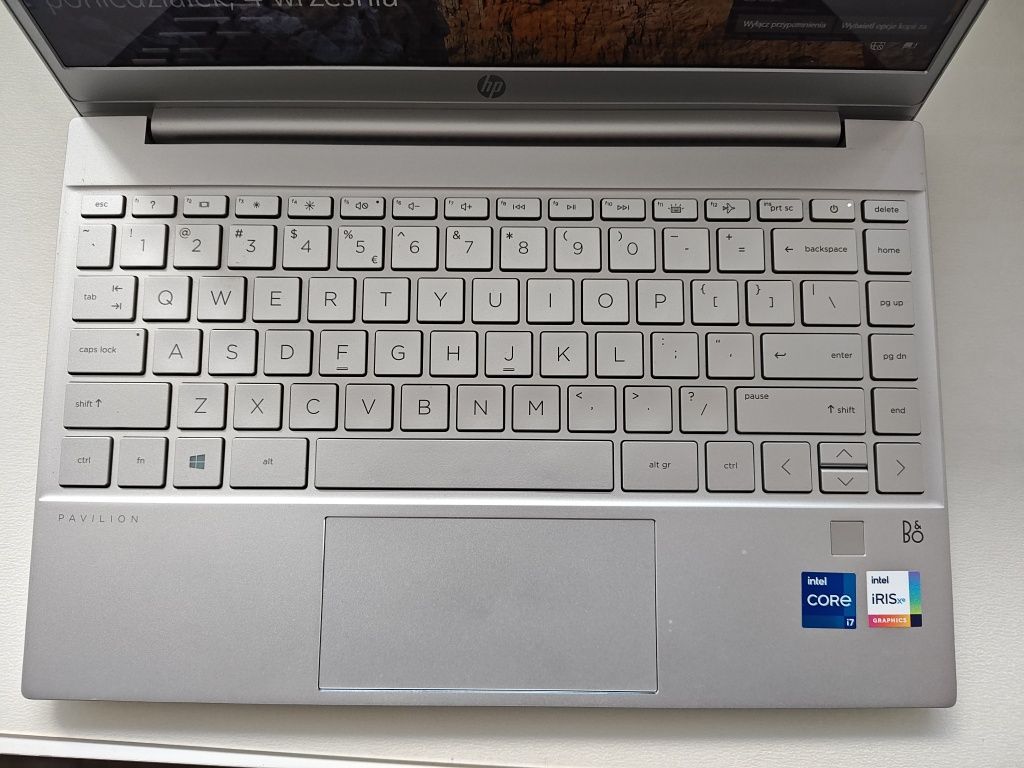 Laptop HP PAVILION 13.3"  I7 1165G7, SSD, karta karaficzna