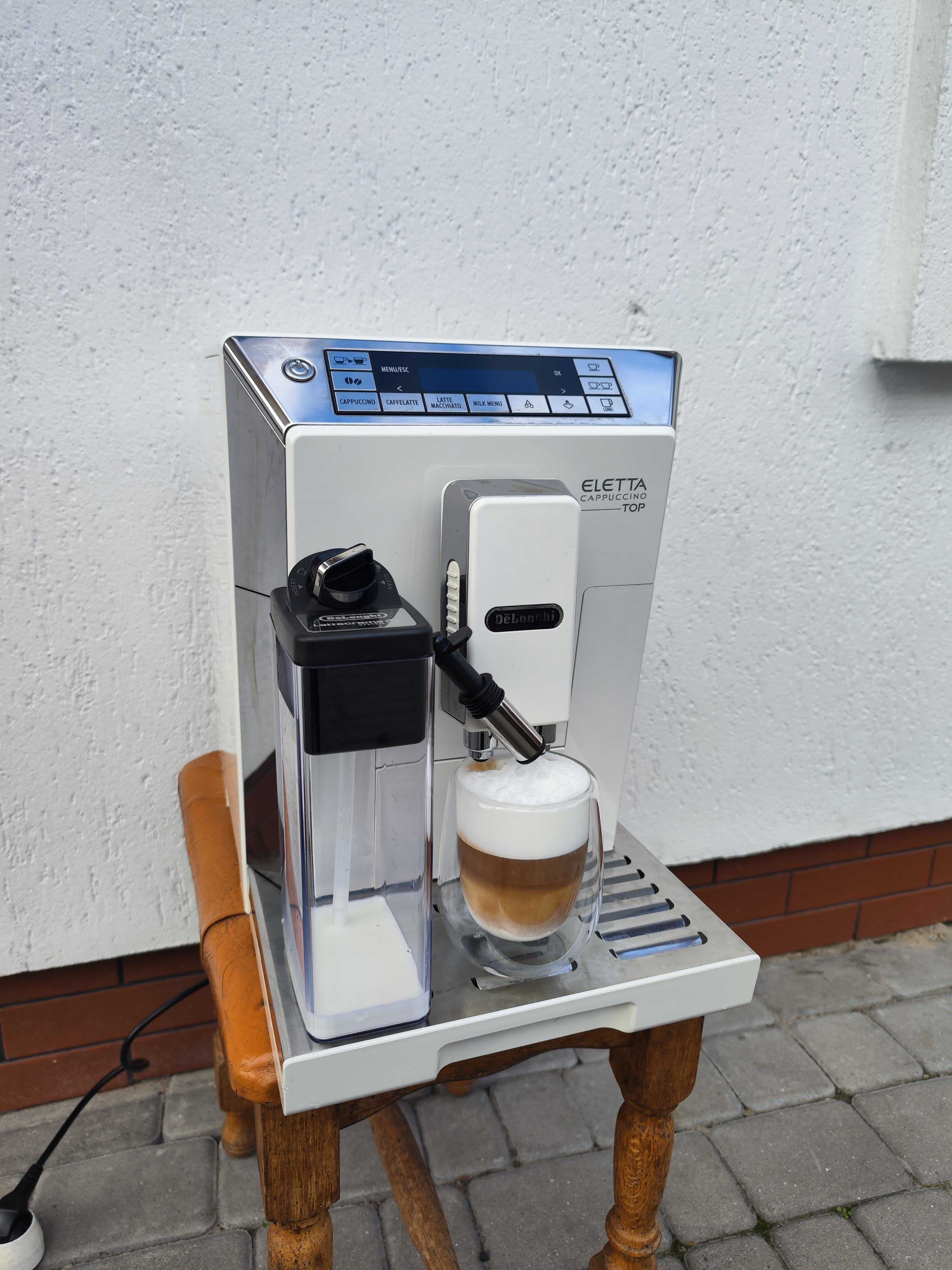 Кавомашина кофемашина Delonghi Eletta Cappuccino Top ECAM 45.766.W
