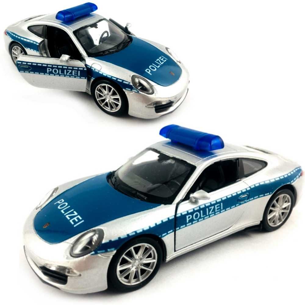 Porsche 911 Carrera S Policja model WELLY 1:34