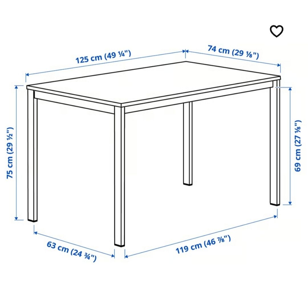 Mesa cozinha com 3 bancos  IKEA