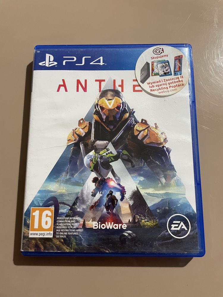 Anthem PS4 - IDEALNY STAN - Płyta bez rys!