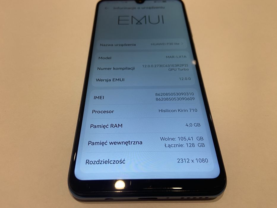 Huawei P30 lite 128GB Blue smartfon