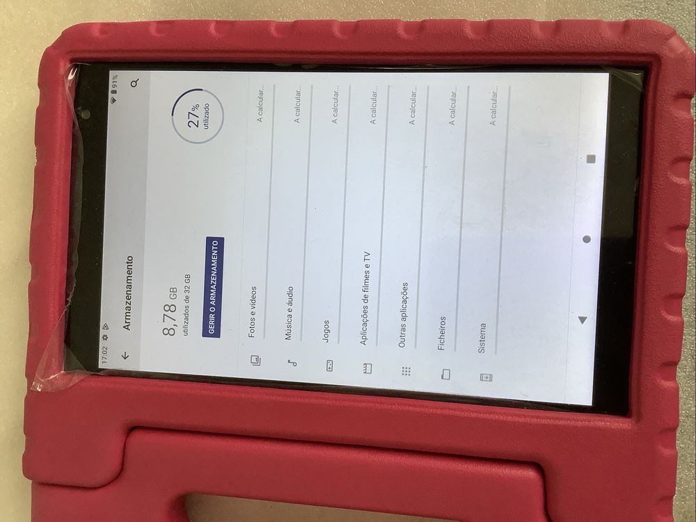 Tablet Facetel de 8 polegadas para crianca