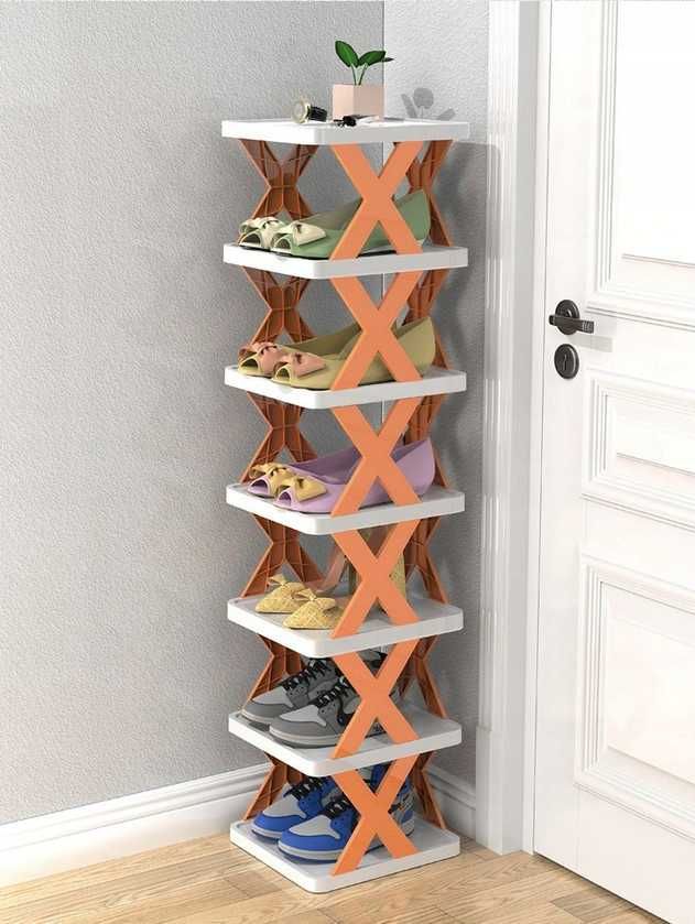 Modułowy składany z półkami do przechowywania na buty