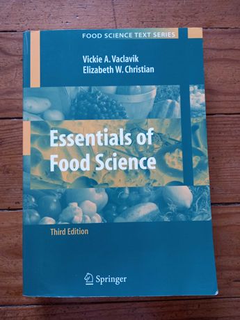 Livro Essentials of Food Science. 3th edition