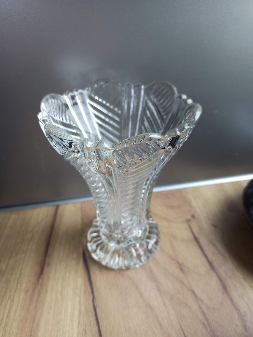 Kryształowy wazon PRL Ząbkowice