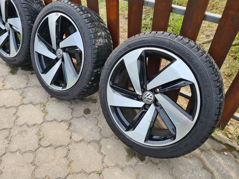 Felgi Koła Alufelgi Milton Golf 7.5 GTI 225/45/18 Goodride Zimowe