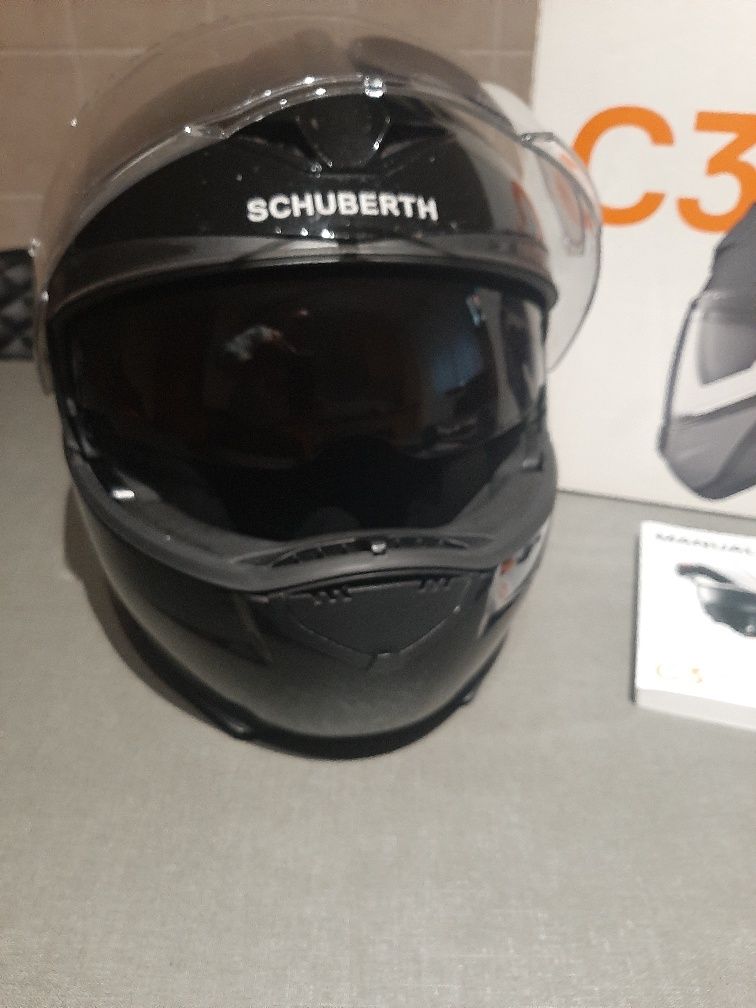 Capacete schubert C3 Pro+Cardo Freecom1