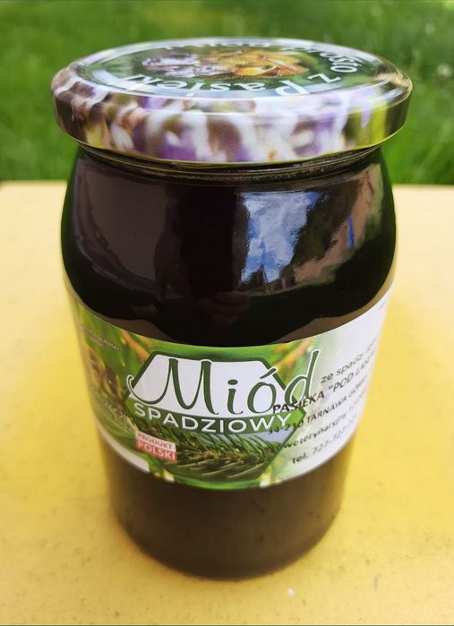 Miód spadziowy, iglasty, 1 słoik (naturalny,ekologiczny)