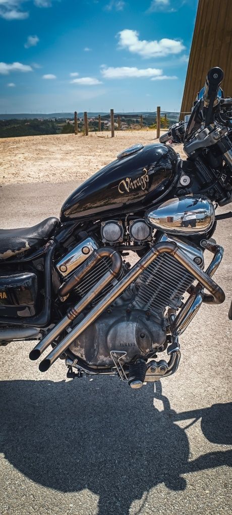 Virago xv 535 personalizada + material de origem