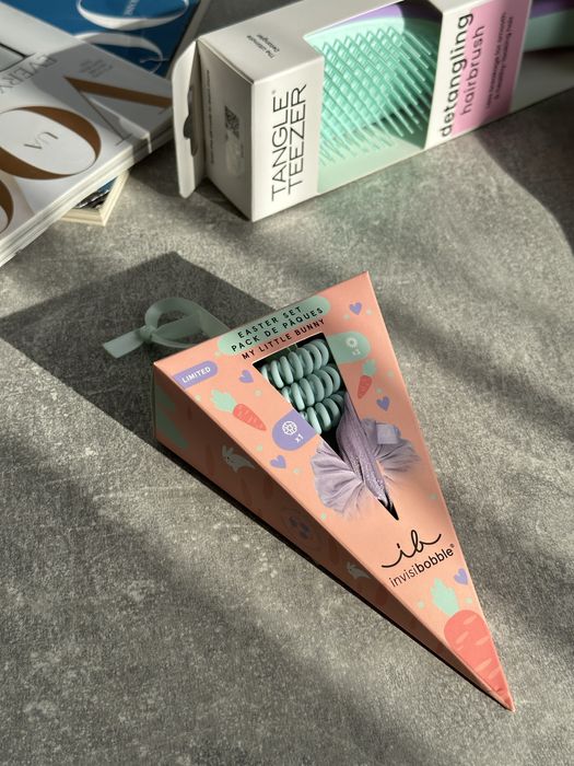 Заколка резинка набір Invisibobble Pink Victoria secret