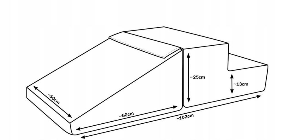 Zestaw 2 DUŻE KLOCKI piankowe rehabilitacija