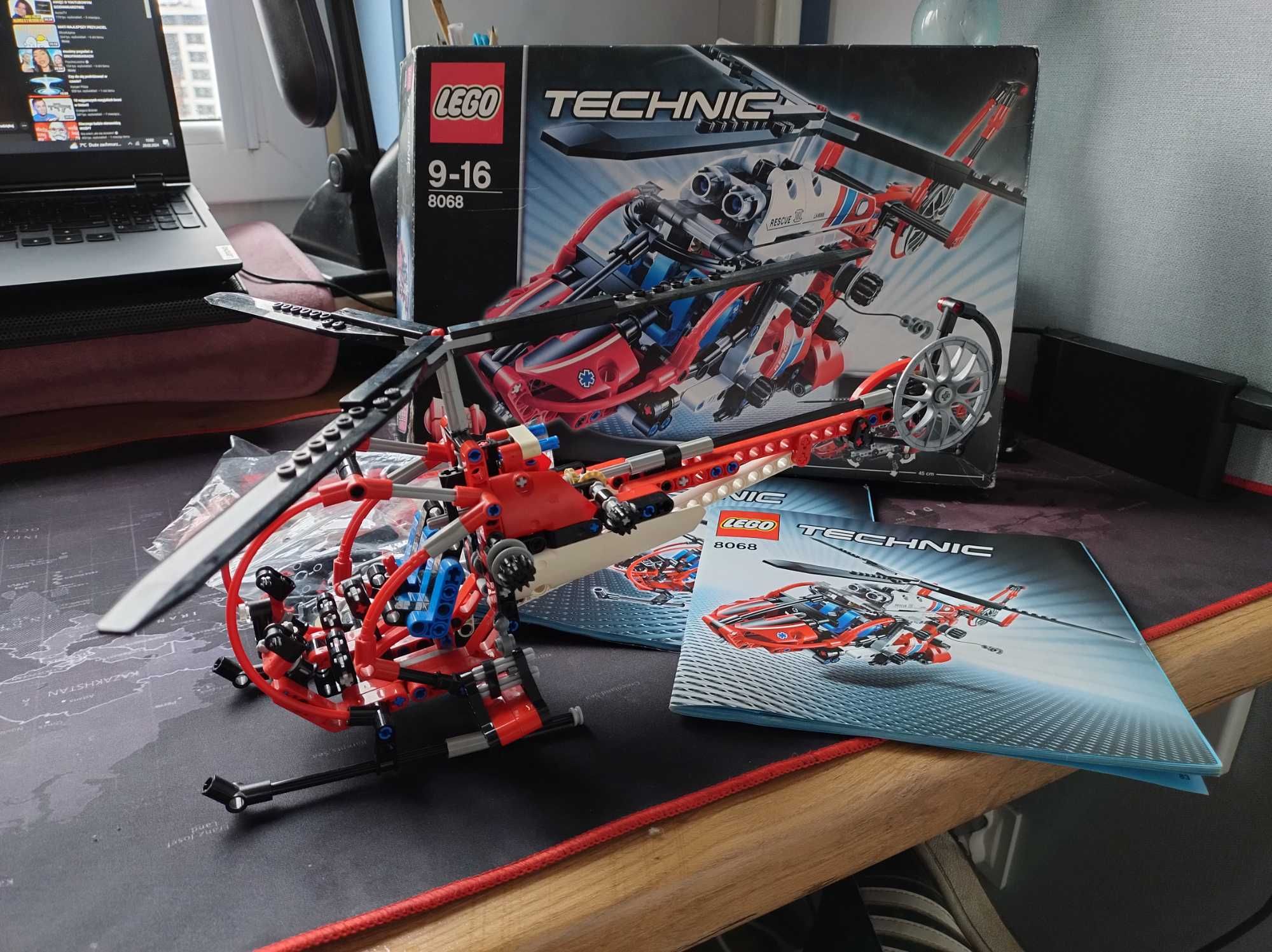 LEGO 8068 Technic Helikopter ratunkowy LEGO 8068 Rescue Helicopter