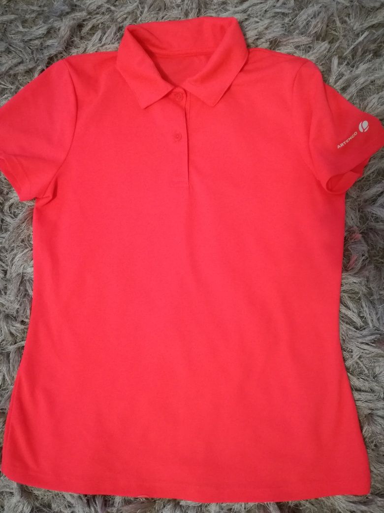Koszulka polo. ARTENGO equarea roz S Tenis