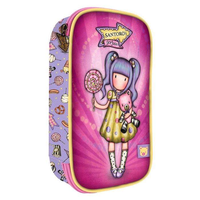 Rozkładany 4-Częściowy Piórnik z Wyposażeniem Santoro ,142x242 mm