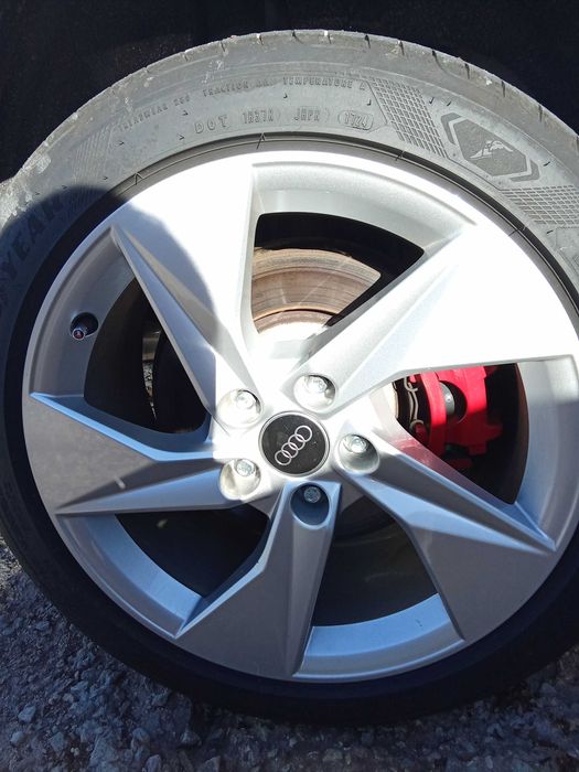 Jantes Audi SLine originais 17" + Pneus Goodyear f1
