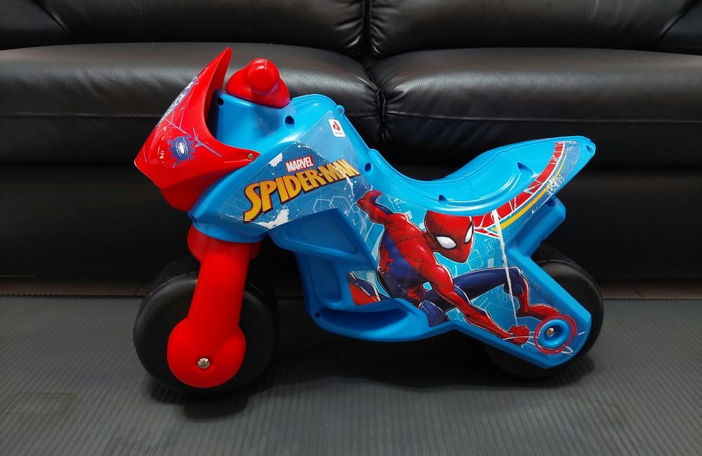 Andador Moto / mota para criança, Homem Aranha
