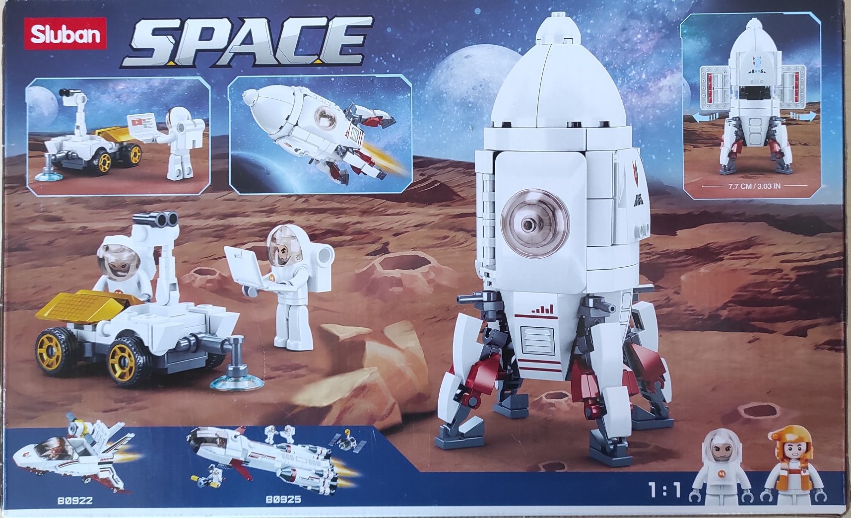 "Lego" módulo de aterragem em Saturno