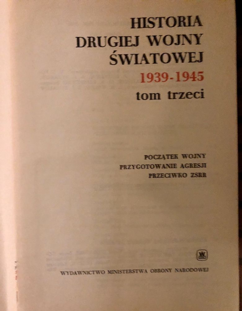 Historia Drugiej Wojny Światowej, pięć tomów