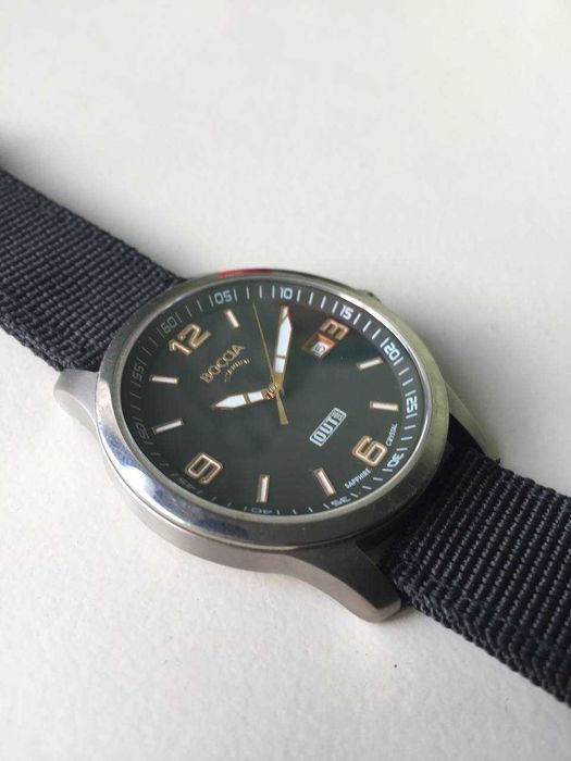 Німецький титановий годинник Boccia Titanium З колекції "OUT SIDE"