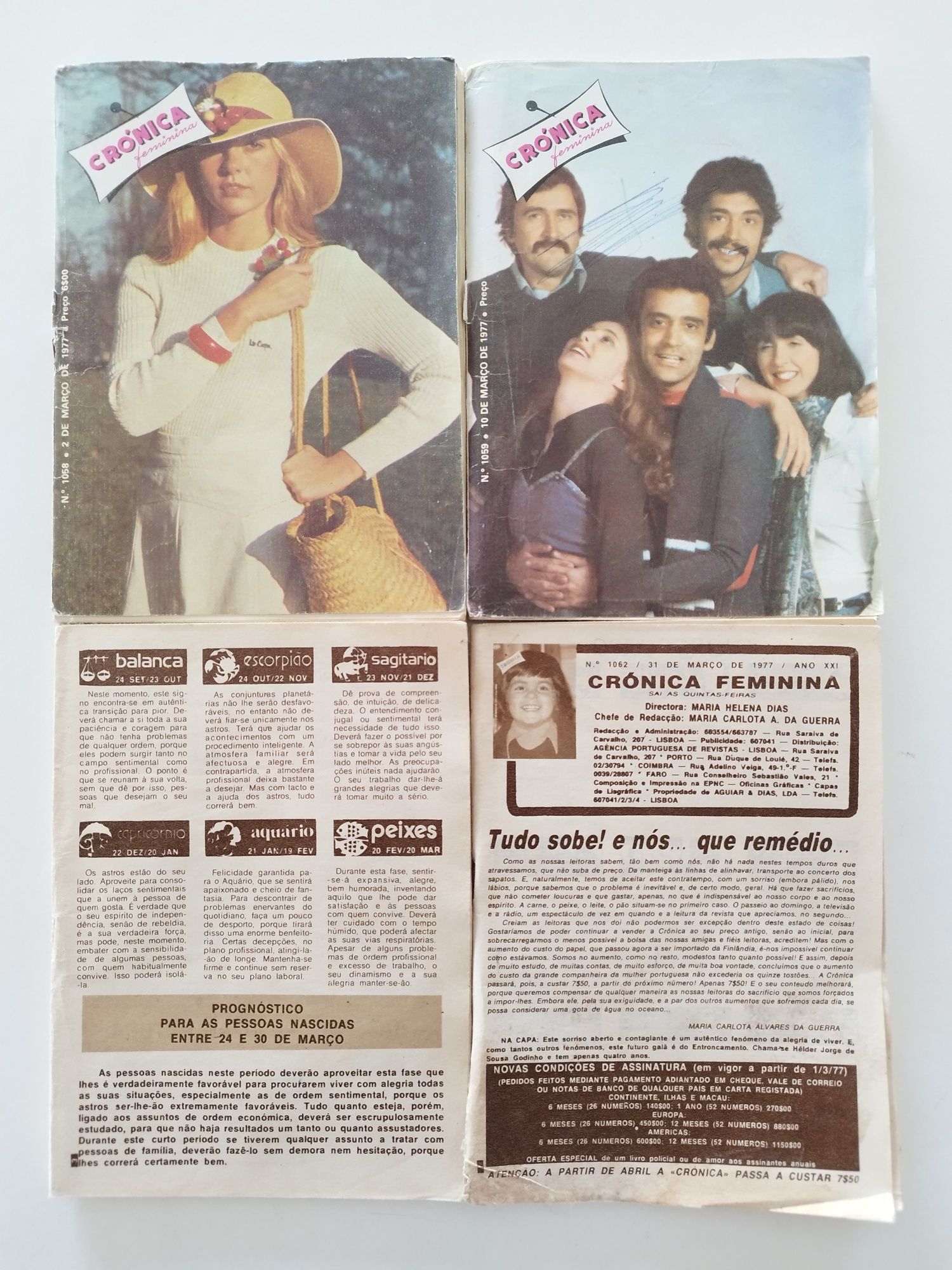 Revistas Crónica Feminina 1977
