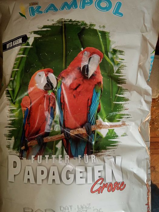 Karma dla Papug średnich + Papug Dużych 20 kg kampol