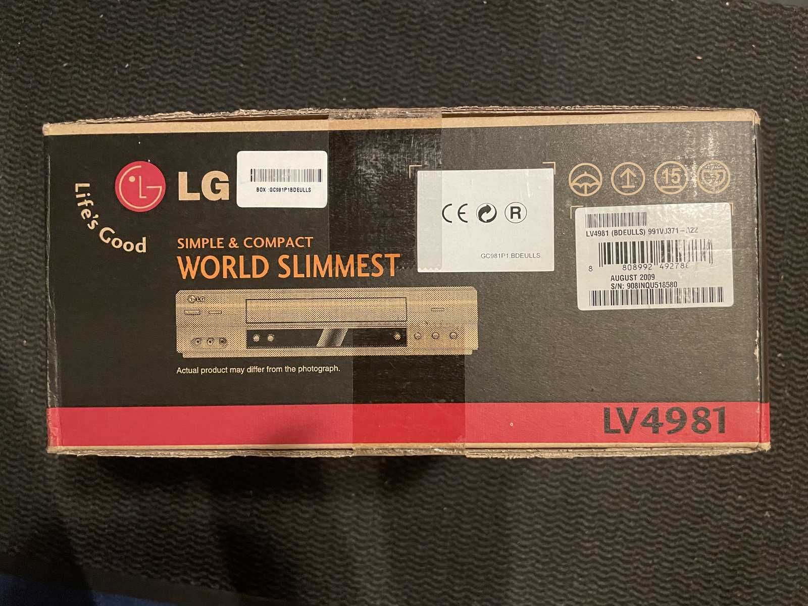 Magnetowid LG  LV4981 6-Kopf VHS Video Recorder 6HD HI-FI