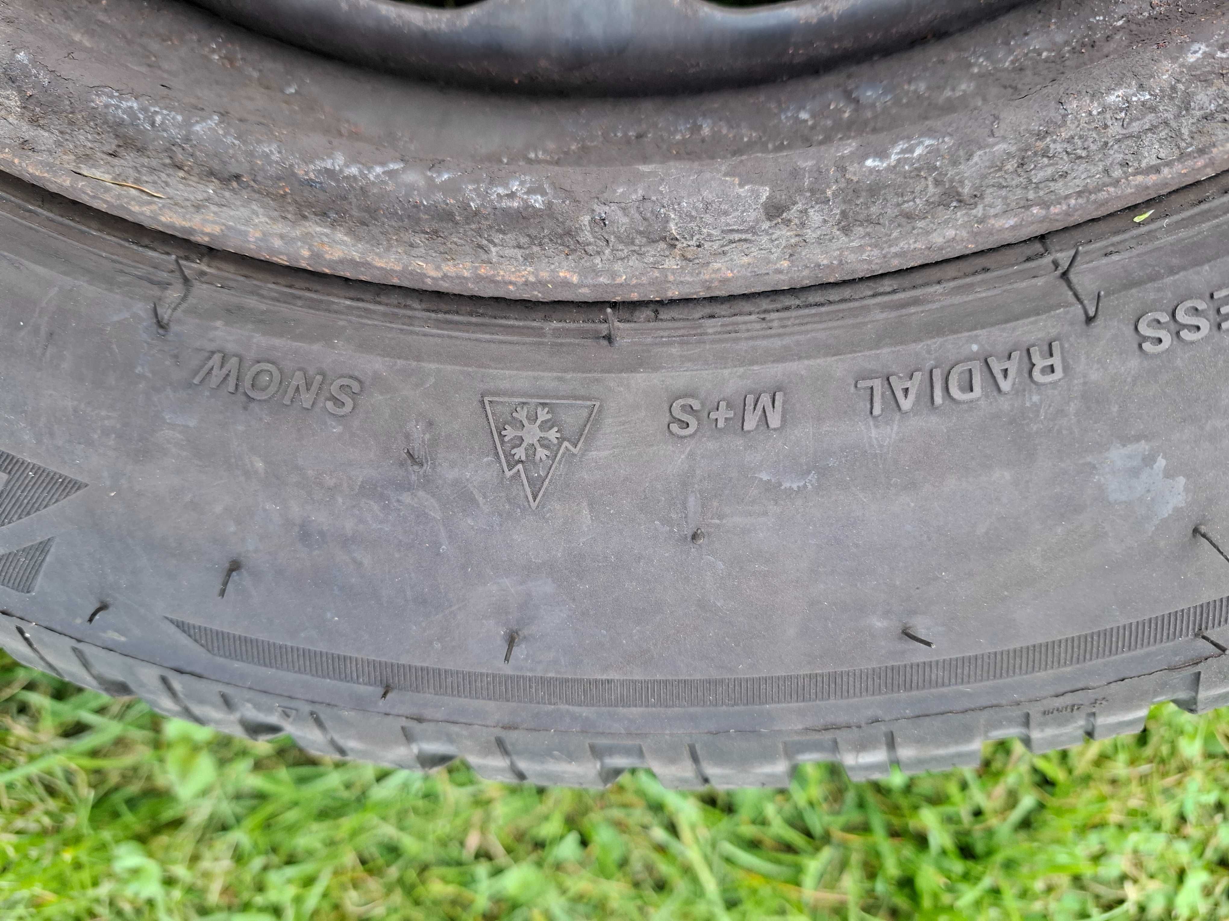 Opona zimowa Bridgestone 16+ felga stalowa