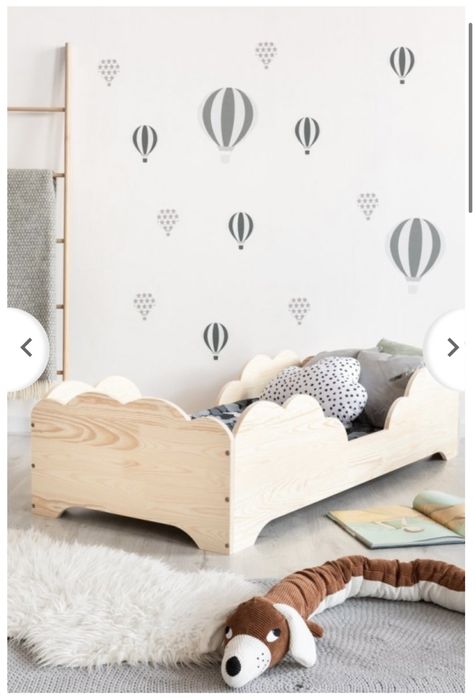 Lóżko dziecięce box chmurka