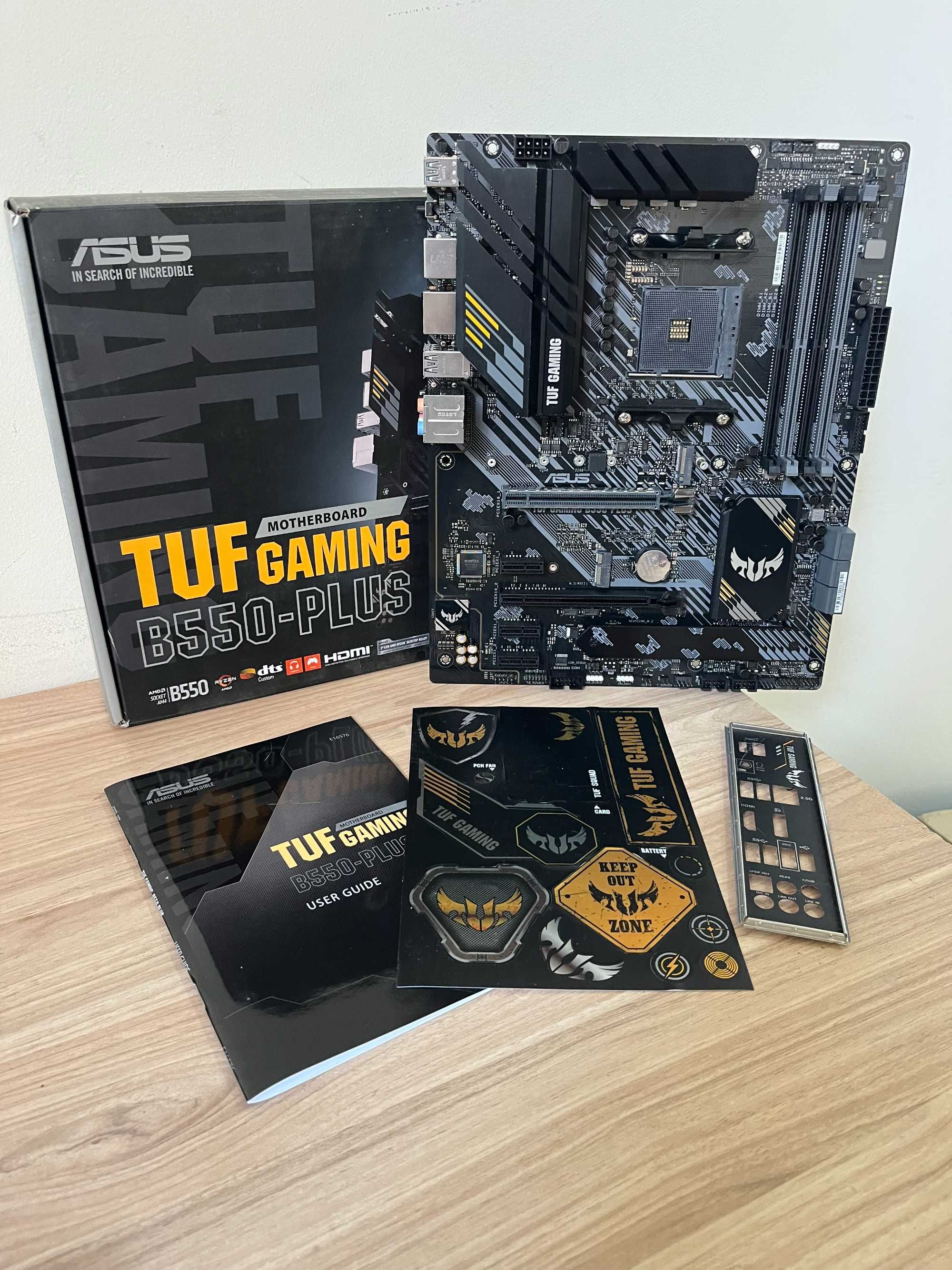 Материнская плата Asus TUF Gaming B550-Plus AM4 DDR4 Ryzen Support