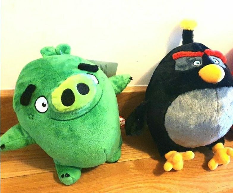 NOVOS - Peluches Angry Birds