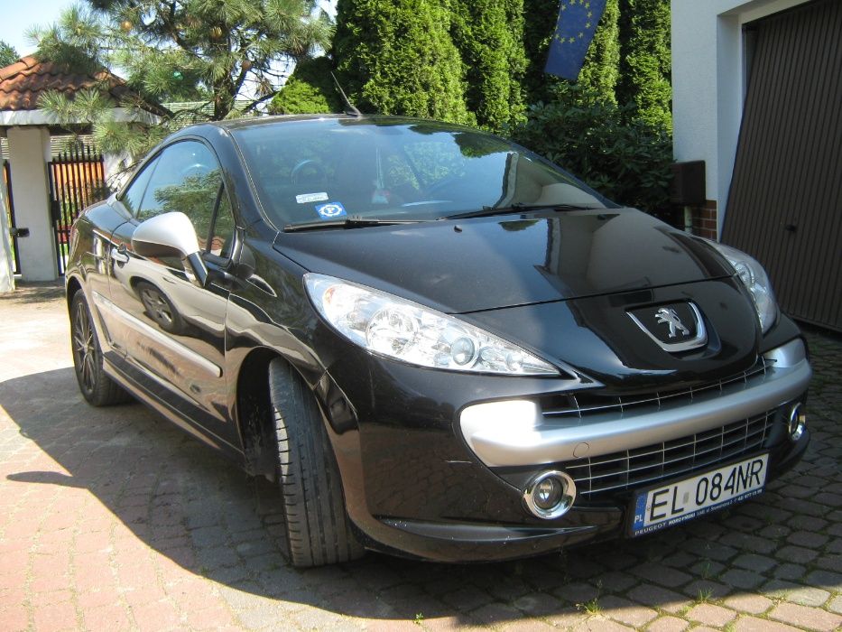 Peugeot 207 CC ,kabriolet 1,6 benzyna 120 KM, automat. skrzynia biegów