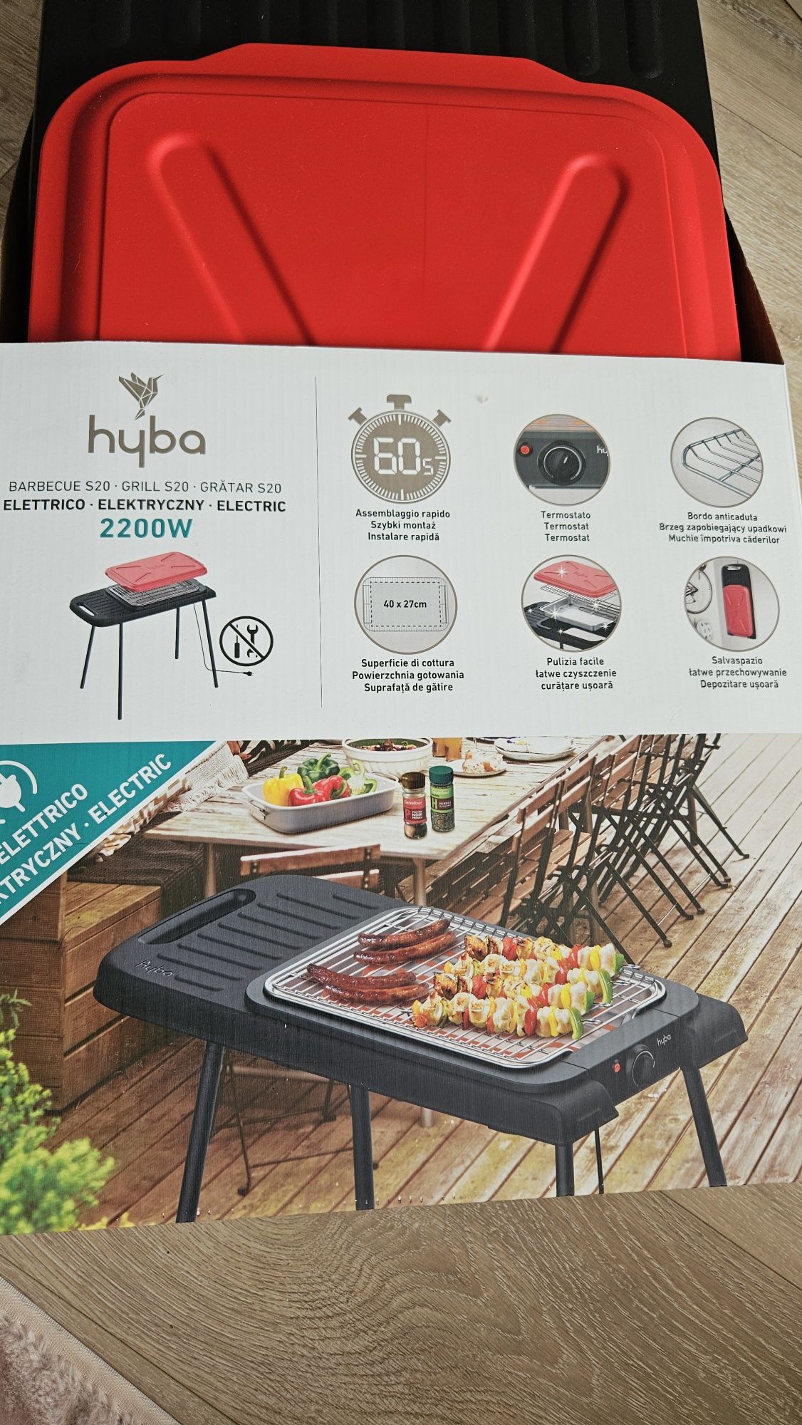 Grill elektryczny Hyba Barbecue S20