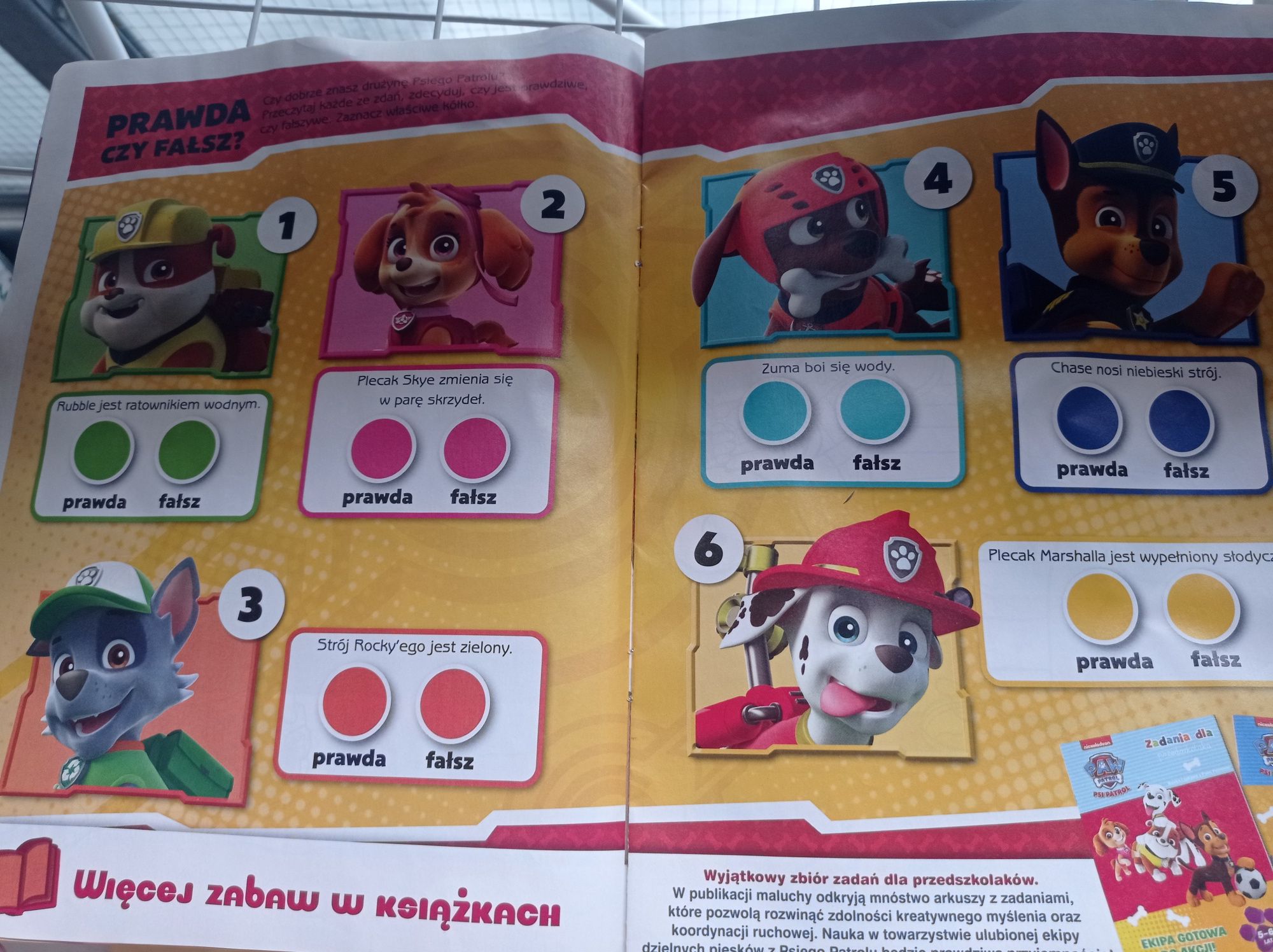 Magazyn czasopismo Psi patrol, Nickjr