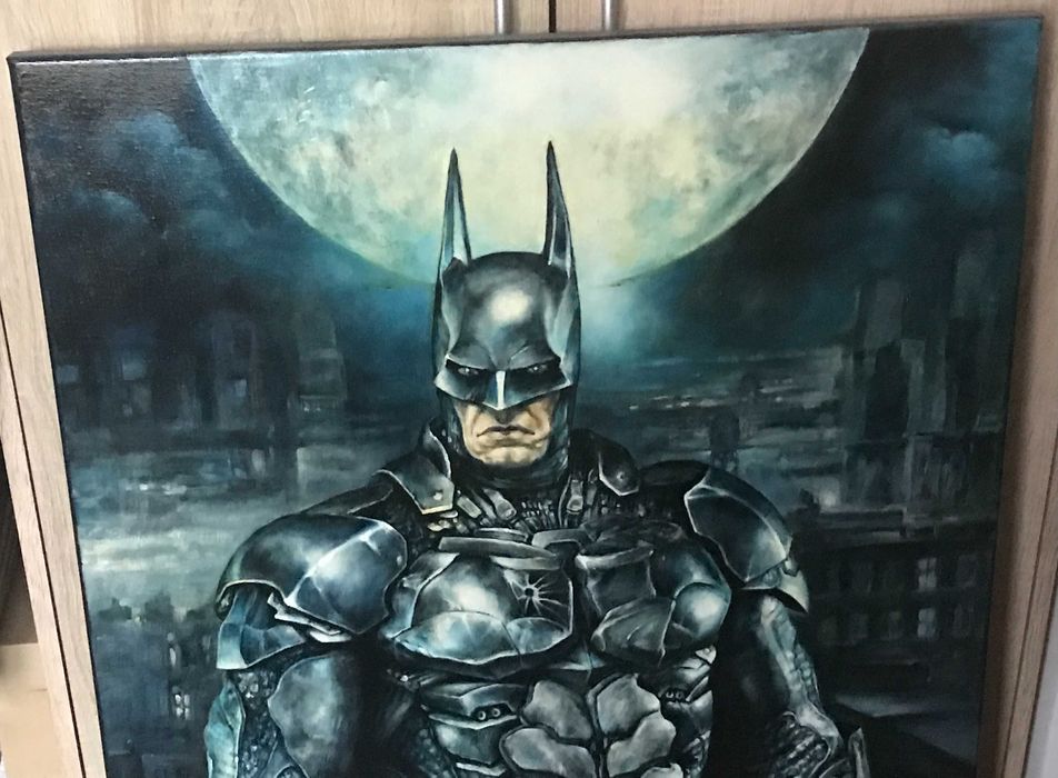 Obraz BATMAN Zbigniew Jakubowski 100/70 cm akryl olej