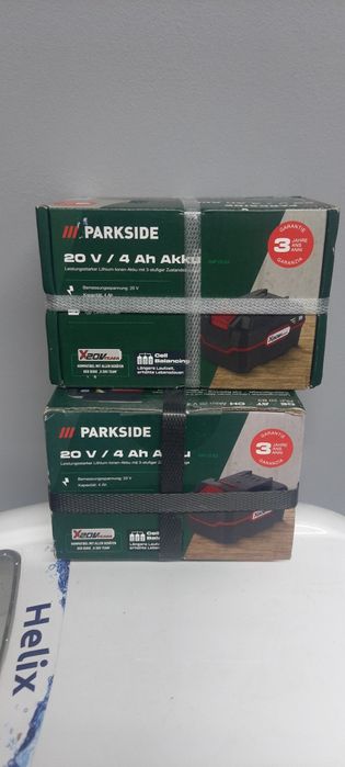2 Baterie Parkside 4ah