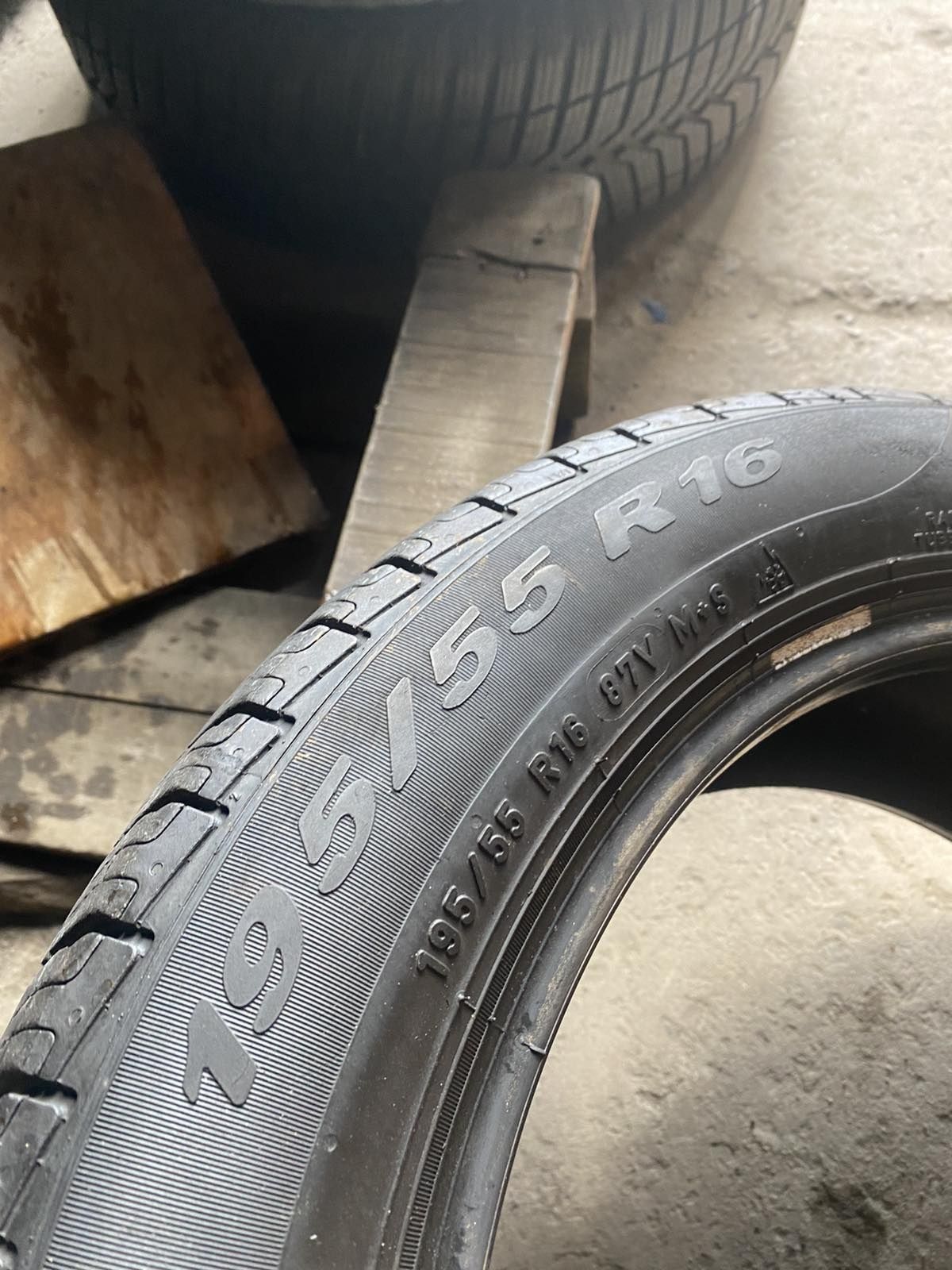 195.55.16 Pirelli 2шт БУ склад шины резина из Европы всесезон 55 R16