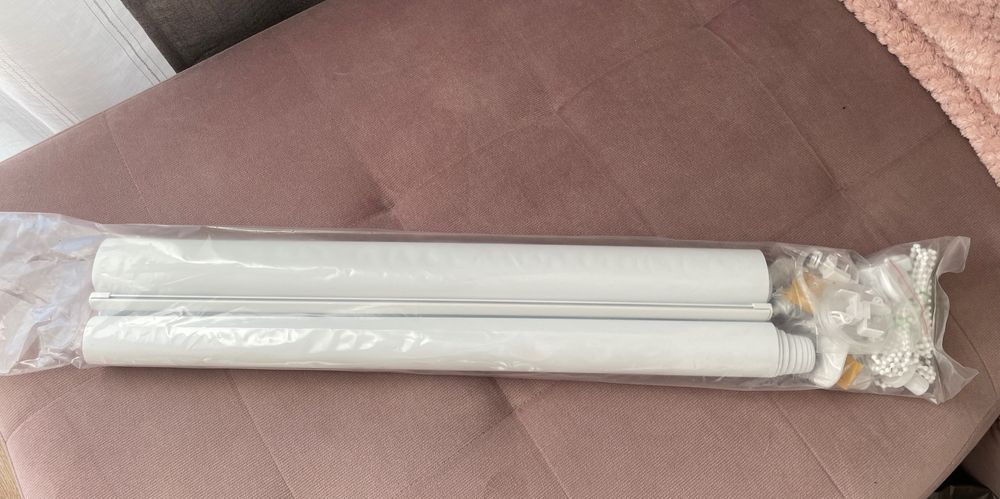 Nowe białe rolety okno, balkon drzwi 2 sztuki