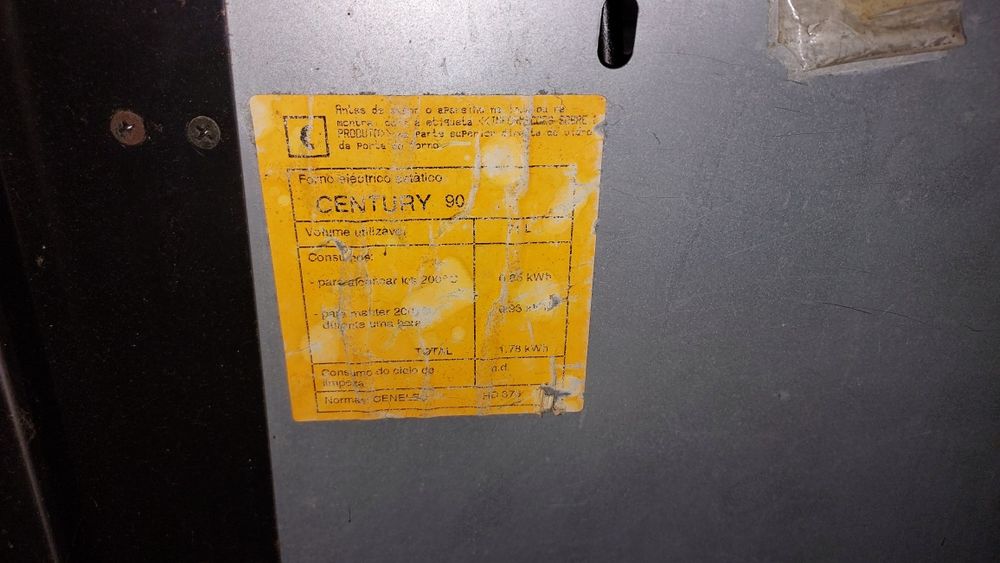 Fornos Elétricos Century 90 (3 fornos - Preço Unitário)