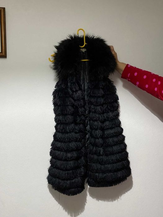 Colete de pelos quentinho