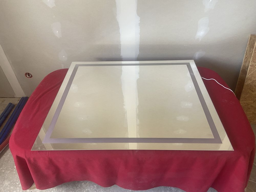 Lustro piaskowane ledowe 100x84