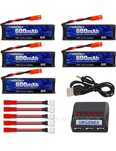 Акумулятор URGENEX 3.7v Lipo 600mAh з роз'ємом JST 1S Li-Po акумулятор