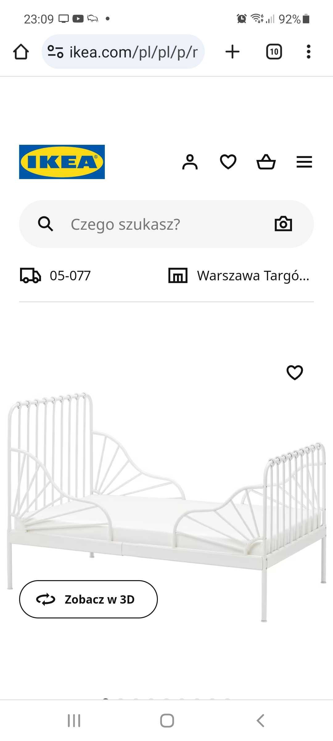 Sprzedam łóżko rosnące Ikea