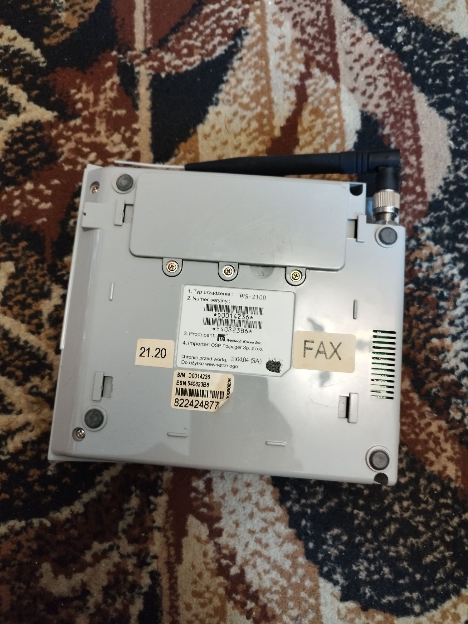 Dowtel ws 2100 terminal