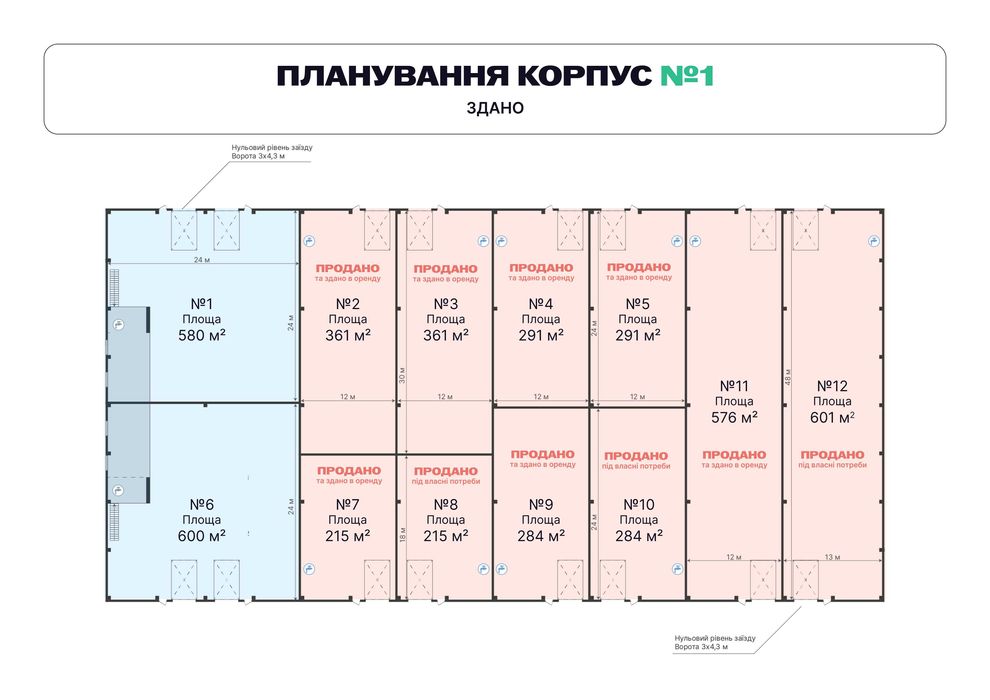 Оренда приміщення виробниче приміщення склад Львів від 585 м²