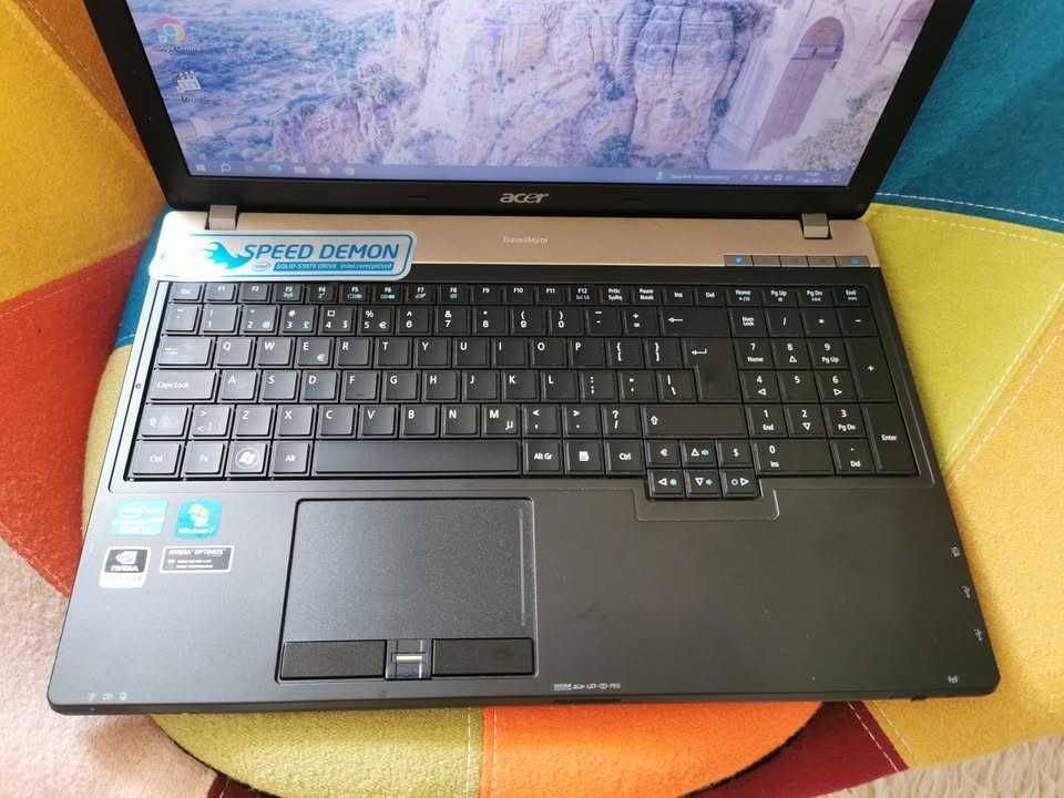 Laptop Acer Travelmate 8573 Intel i5-2450M GT540M 8GB SSD 256GB Win 10
