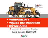 1900zł - Kurs Równiarki Urządzenia do pogrążania Betoniarnia 25.08.25